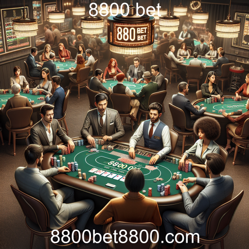 Experiência Imersiva no Poker ao Vivo da 8800 Bet